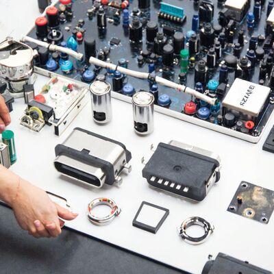 USB 플러그 유형 C 수 커넥터 충전 포트 빠른 전송 속도 5A